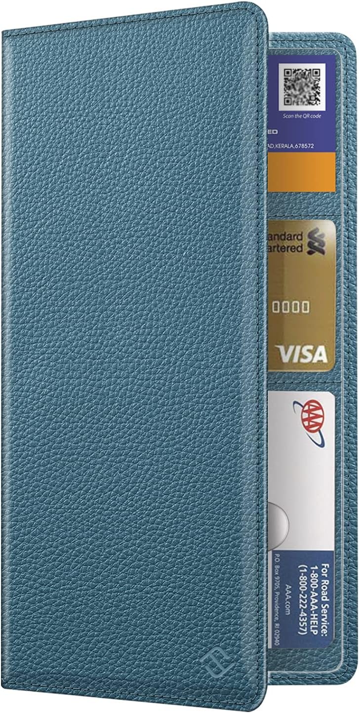 FINPAC Car Registration and Insurance Card Holder, Vehicle Glove Box Card Organizer Wallet Automobile Accessories for License - Image 1